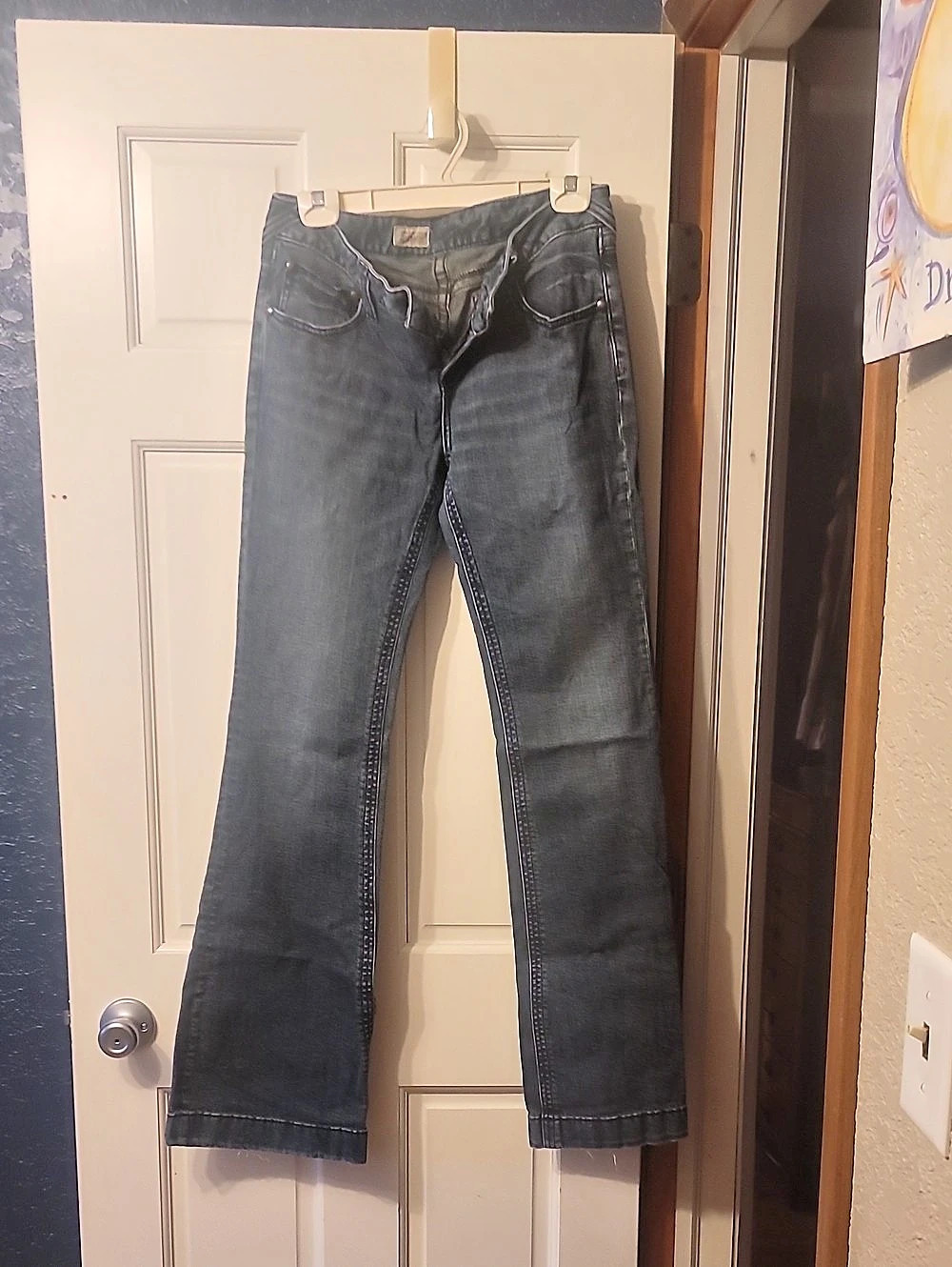 Free People Boot Cut Jeans Size 3/4 Gray